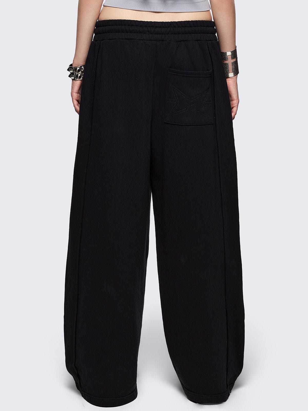 hexa black sweatpants