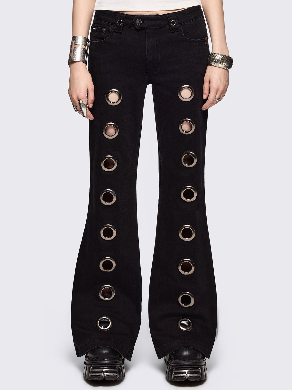 moxie black eyelets flared jeans 1.jpg